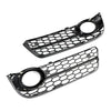 2007-2011 Audi A5 Standart Style Pair Honeycomb Front Fog Lamp Cover Grill 1522024 Generic