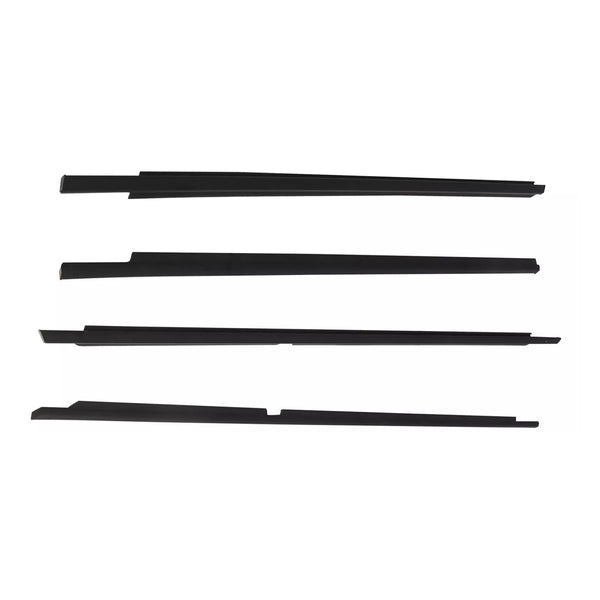 4PCS Front+Rear Door Window Belt Trim Molding For Toyota Lexus IS300 2001-2005