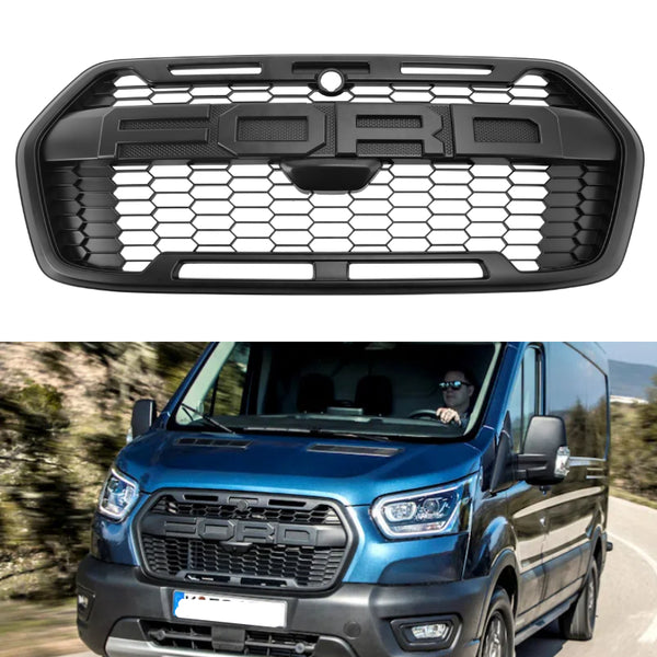 2019+ Transit MK8 Ford Trail Raptor Style Front Bumper Grille 2467809 LK31-17B968-AA5YZ9 Generic