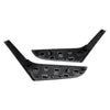 2pcs Left & Right Inner Door Handle Trim Cover For VW Golf 6 MK6 2009-2013