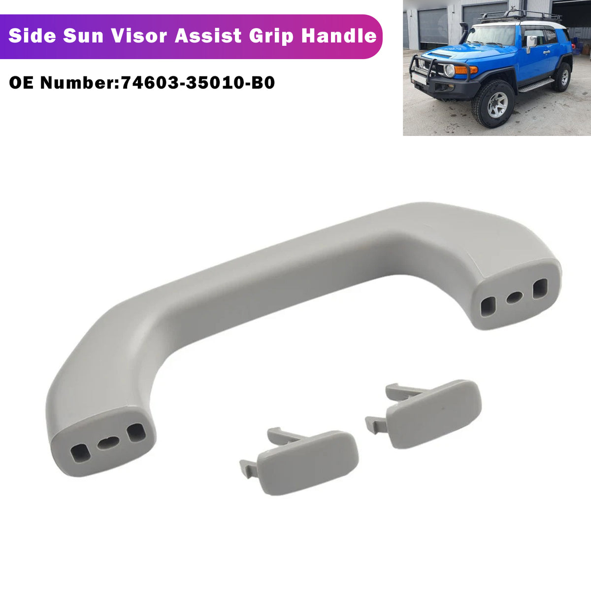 Side Sun Visor Assist Grip Handle 74603-35010-B0 For Toyota FJ Cruiser ...