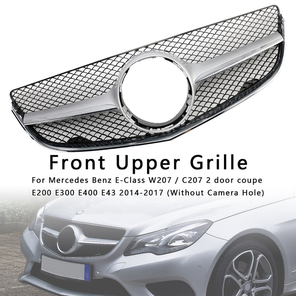 2014-2017 Mercedes Benz E-Class W207 Coupe Front Bumper Grill Grille Generic