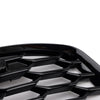 Audi A3 S-line 2021-2023 Black Front Honeycomb Fog Light Grill Cover