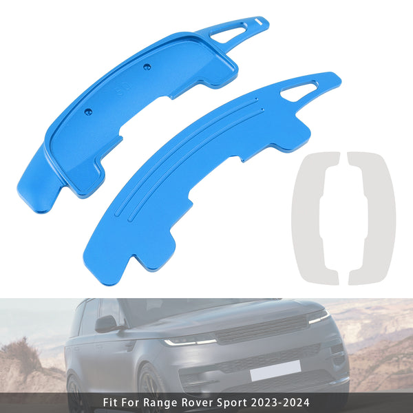 Steering Wheel Paddle Shifter Extension For Range Rover Jaguar Aluminium Blue