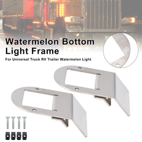 2PCS Watermelon Under Glow Frame Bracket Universal Clamp Style Mount For Truck