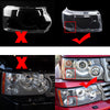2006-2009 Land Range Rover Sport 2PCS Headlight HeadLamp Lens Cover LH+RH XBC501642LZN Generic