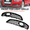 2009-2013 Audi A3 8P Standard Version Honeycomb Bumper Front Fog Light Grill Grille Cover Generic