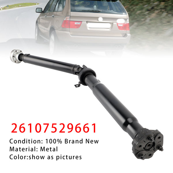 2004-2006 BMW X5 V8 4.8L Automatic Transmission E53 Series Rear Drive Shaft 26107529661 26107549305 Generic