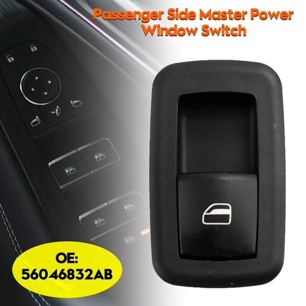 2011-2016 Dodge Journey Rear Right Passenger Side Master Power Window Switch DWS1723 SW9988 Generic
