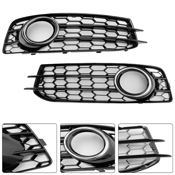 2009-2012 Audi A3 8P S-Line Honeycomb Front Bumper Fog Light Grille Cover 8P0807682 Generic