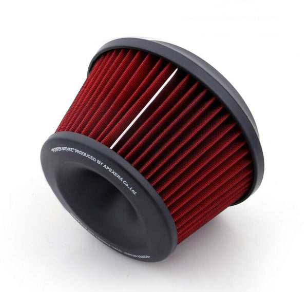 Universal Power Intake Air Filter 75mm Dual Funnel Adapter Generic