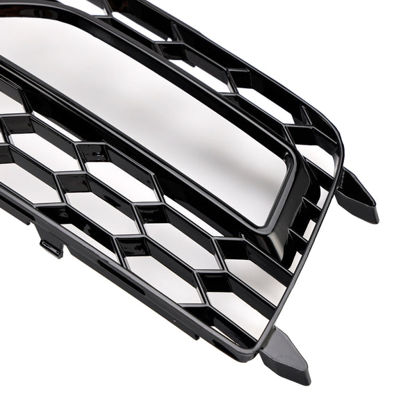 2013-2015 AUDI A4 S-line S4 2PCS Bumper Fog Light Lamp Cover Grille 8K0 807 682M 8K0 807 681L Generic