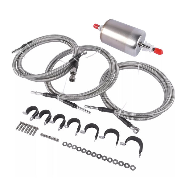 1999-2003 Chevy Silverado 1500 2500 Stainless Steel Braided Fuel Lines Kit 819-840 15043857 Generic