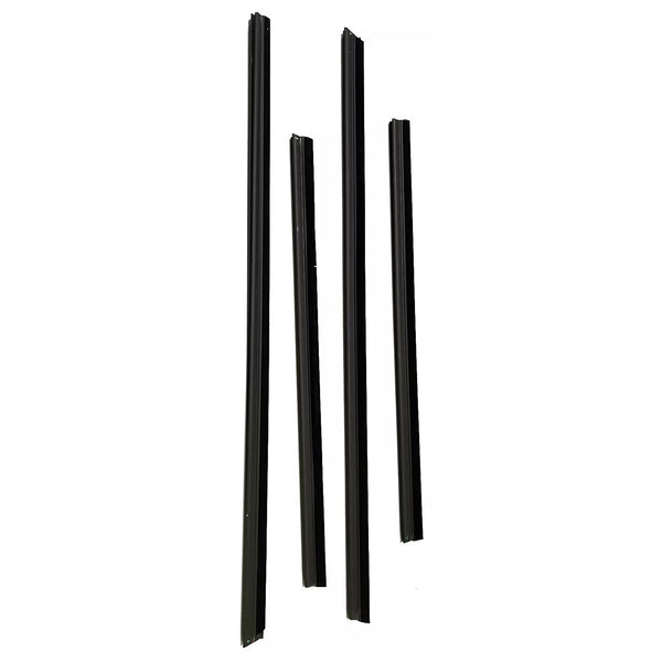 2008-2013 Honda Fit Jazz 4pcs Door Belt Weatherstrip Molding Seal Generic