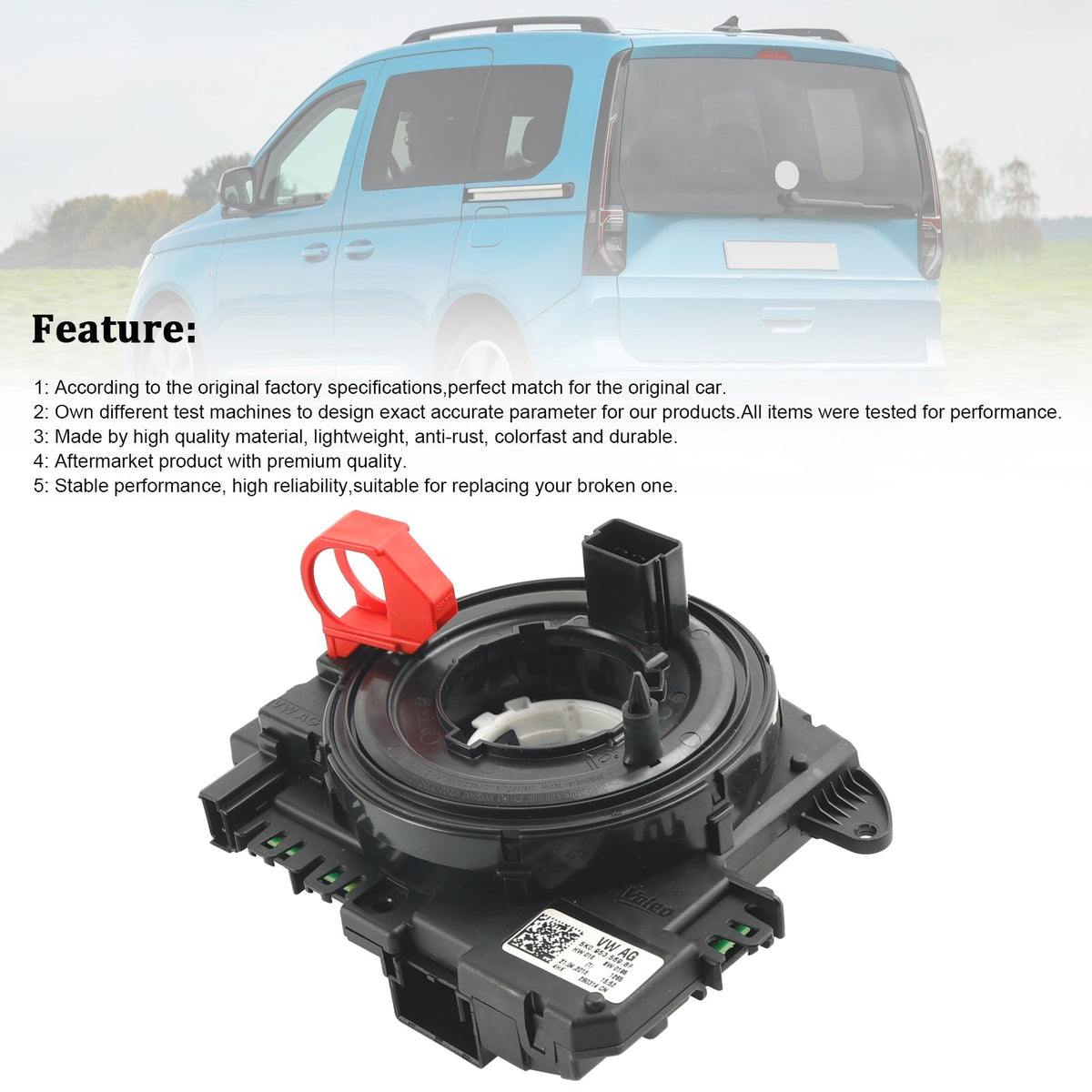 Quenty Spring Module 2014-2018 Skoda Yeti Cruise Control Clock Spring Module 5K0953569BF 5K ...