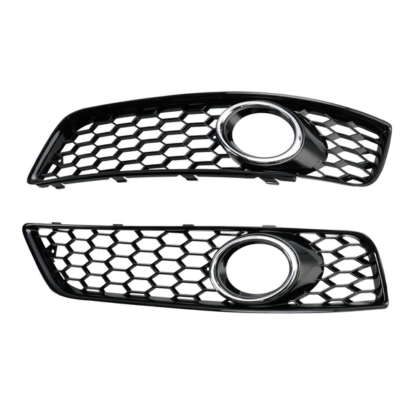 2009-2013 Audi A3 8P Standard Version Honeycomb Bumper Front Fog Light Grille Grill Cover Generic