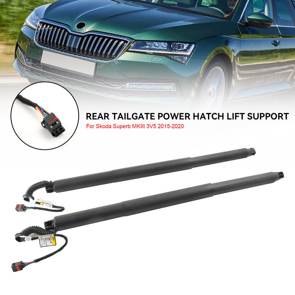 2015-2020 Skoda Superb MKIII 3V5 2PCS Electric Tailgate Gas Struts 3V9827851B 3V9827852B Generic