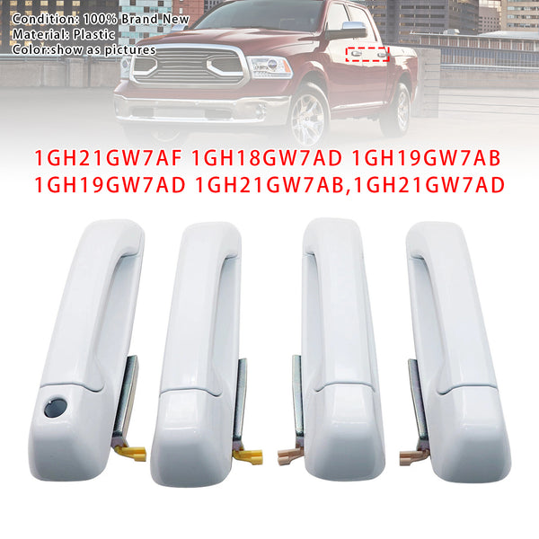 4pcs Door Handles For Dodge Ram 1500 2500 3500 2012-2018