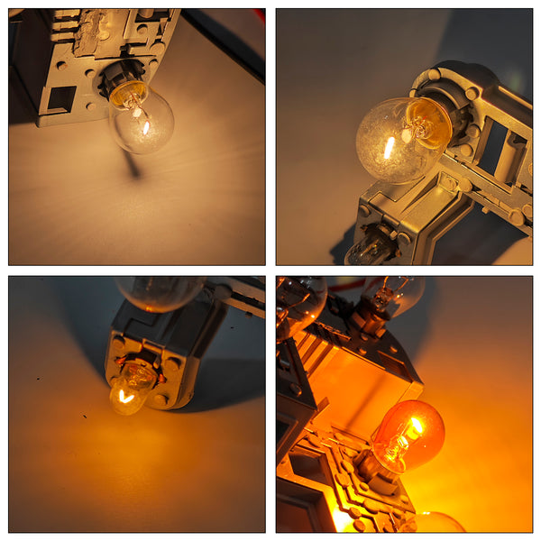 2007-2010 Mercedes Benz W204 C-Class Left+Right Tail Lamp Bulb Holder with Bulbs A2048201500 A2048201600 Generic