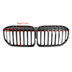 2019-2022 BMW 7 Series G11 G12 Gloss Black Front Grill Grille Single Slat Generic