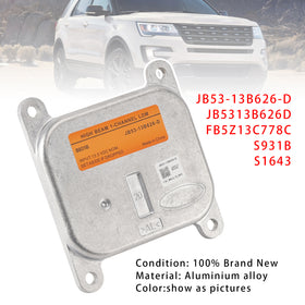 High Beam LED Headlight Driver Module JB53-13B626-D For Ford Explorer 2016-2019