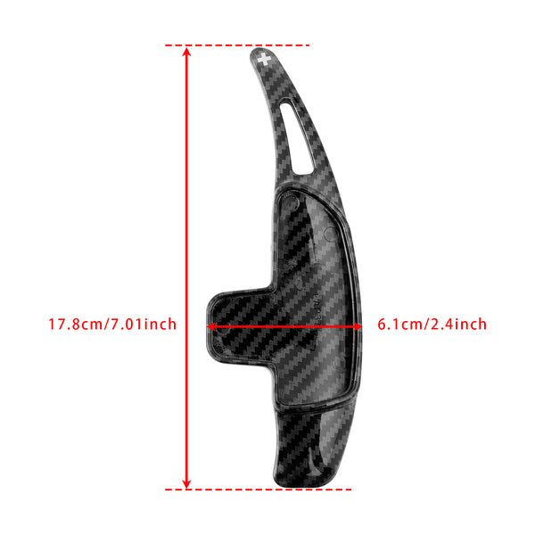 Carbon Look Steering Wheel Paddle Shifter Extension For Mercedes Benz AMG C63