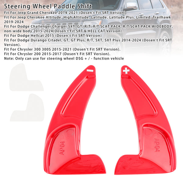 Steering Wheel Paddle Shifter Extensions For Dodge Challenger 2015-2024