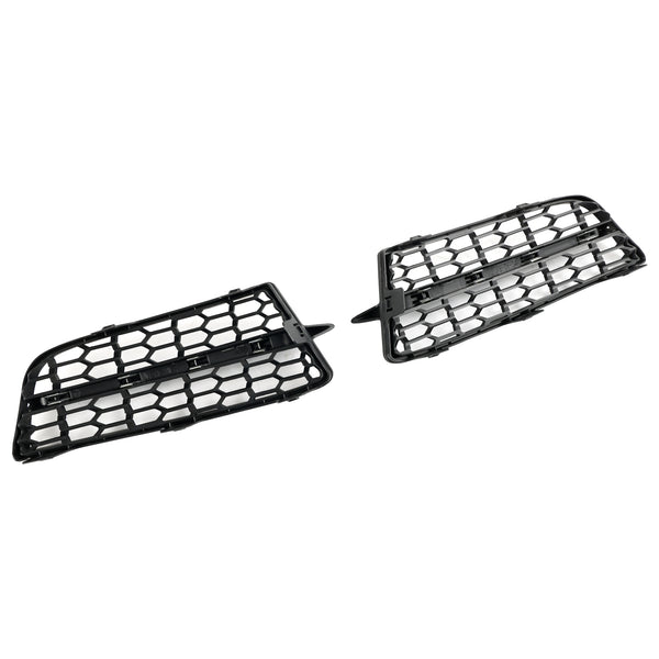 2011-2015 BMW 1-Series F20 F21 M 2PCS Front Bumper Fog Light Cover Bezel Grill Grille 51118053803 51118053804 Generic