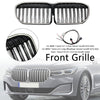 2019-2022 BMW 7 Series G11 G12 Double Slat Gloss Black Front Grill Grille Generic