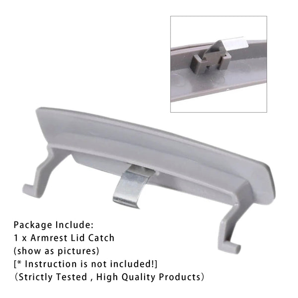 2005-2011 Audi A6 C6 Gray Console Center Armrest Lid Latch 4F0864245 4F0898173B Generic