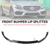 2019-2021 Mercedes Benz C-Class W205 C205 Brabus Style Front Splitter Lip Generic