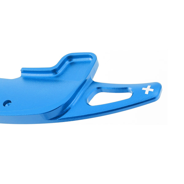 Steering Wheel Paddle Shifter Extension For Range Rover Jaguar Aluminium Blue
