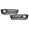 2007-2011 Audi A5 Standard Style 2PCS Honeycomb Front Fog Lamp Cover Grille 1522024 Generic