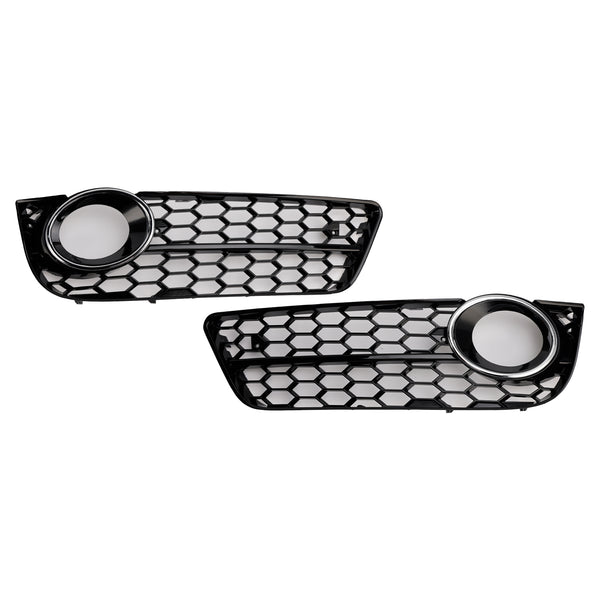 2007-2011 Audi A5 Standard Style 2PCS Honeycomb Front Fog Lamp Cover Grille 1522024 Generic