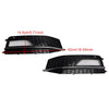 2013-2015 AUDI A4 S-line S4 2PCS Bumper Fog Light Lamp Cover Grille 8K0 807 682M 8K0 807 681 L Generic