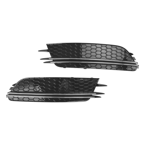 2012-2015 Audi A6 4G C7 Sedan / Avant Standard Version 2PCS Front Fog Light Cover Bezel Grill Grille 7911070549 Generic