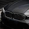 2023-2024 BMW 3 Series G20 G21 G28 Diamond Black Silver Front Kidney Grille Mesh Generic