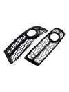 2005-2008 Audi A4 B7 S-Line S4 Front Bumper Honeycomb Fog Light Grille 8E0807681F 8E0807682F Generic