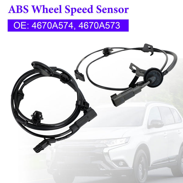 2013-On MITSUBISHI ASX (GA_W_) 2.2 Di-D 2Pcs Rear Left & Right ABS Speed Sensor 4670A574 4670A573 Generic