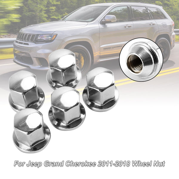 2018-2019 Jeep Wrangler JL 5PCS Lug Nuts 14x1.5 06509422AA 6509422AA Generic