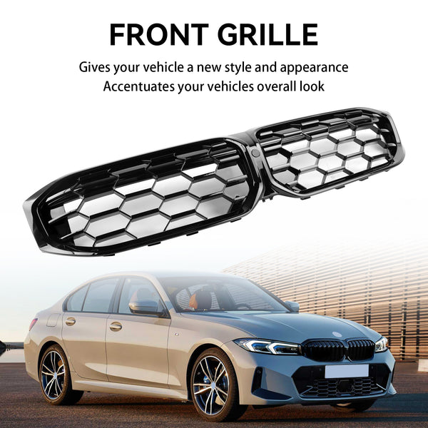 2023-2024 BMW 3 Series G20 320i 330i M340i Gloss Black Front Kidney Grill Grille Generic