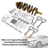 2014-2020 Kia Sorento 2.4L Engine Rebuild Kit-Crankshaft & Conrods & Pistons Gasket Generic