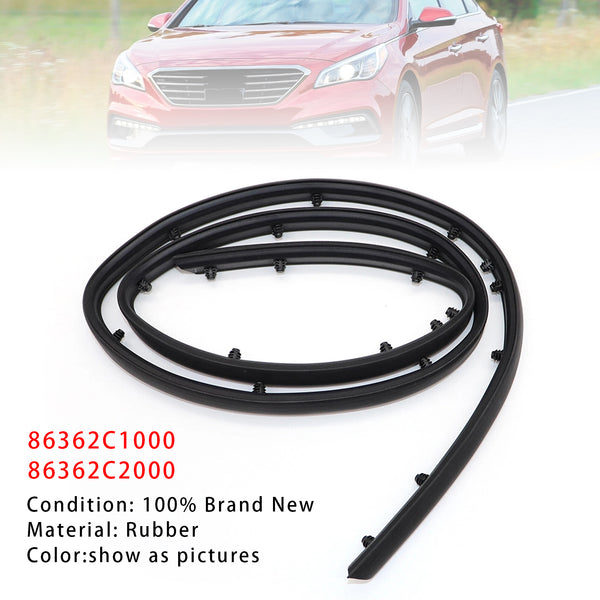 Front Bumper Hood Rubber Molding 86362C1000 86362C2000 For Hyundai Sonata 15-17