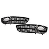 2007-2011 Audi A5 Standard Style 2PCS Honeycomb Front Fog Lamp Cover Grille 1522024 Generic