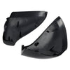 Side Mirror Covers Rearview Housing Bright Black for Peugeot 207 Hatchback