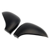 Side Mirror Covers Rearview Housing Matte Black for Peugeot 207 Hatchback