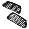 2018-2022 Audi Q5 2Pcs Front Bumper Cover Grill Grille Bezel Insert Mesh 80A807679D Generic