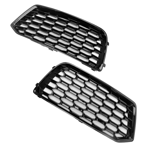 2018-2022 Audi Q5 2Pcs Front Bumper Cover Grill Grille Bezel Insert Mesh 80A807679D Generic