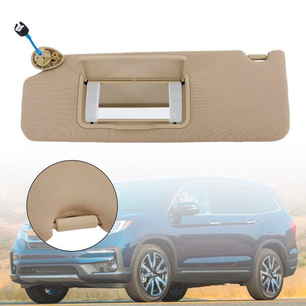 Gray Left Side Sun Visor 83280-TG7-A12ZA For Honda Pilot 2016-2022