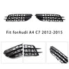 2012-2015 Audi A6 C7 Front Bumper Honeycomb Fog Light Grille 4G0807681 4G0807682 Generic